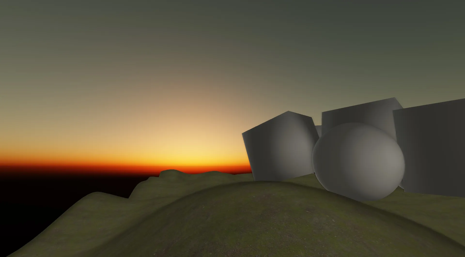Default sunrise in Syngine.