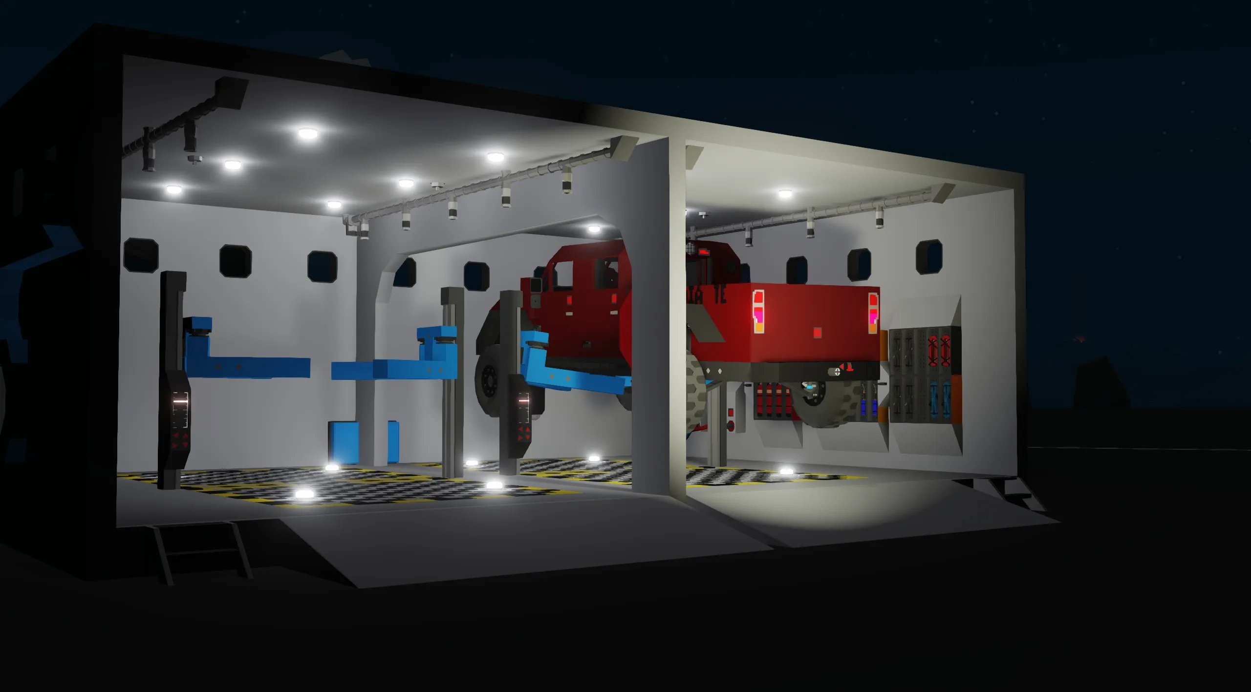 Service Center, Night