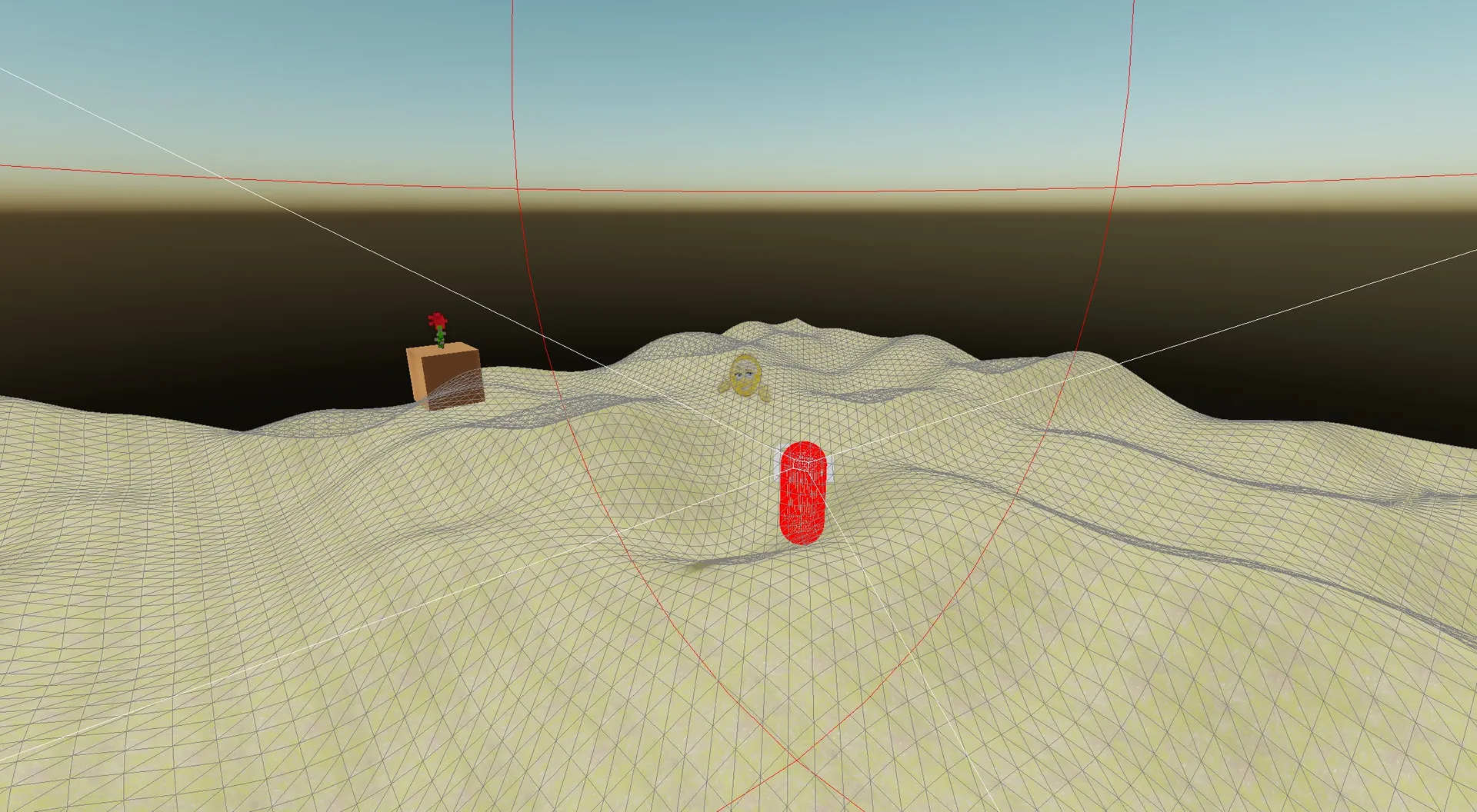 An example of physics wireframes.