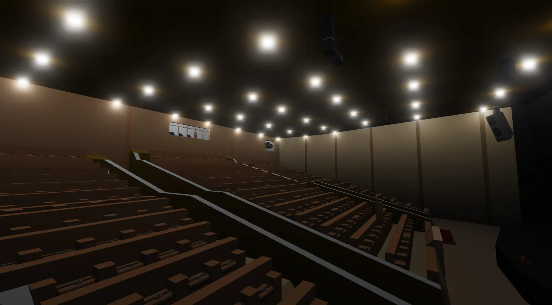 The seating area in the SentyTek Theater.