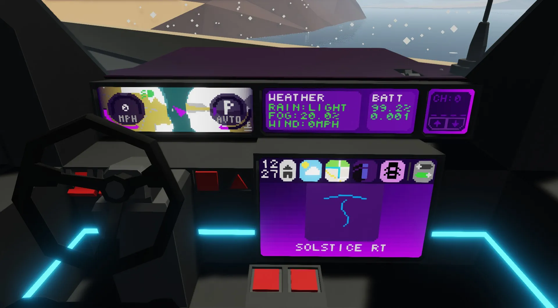 The new SenCar 5 dashboard of the new Solstice, with all new features and a brand new UI