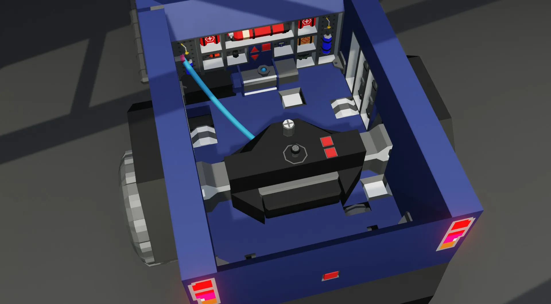 Echolodia Fifth-Wheel Adapter connected to the back of the truck.