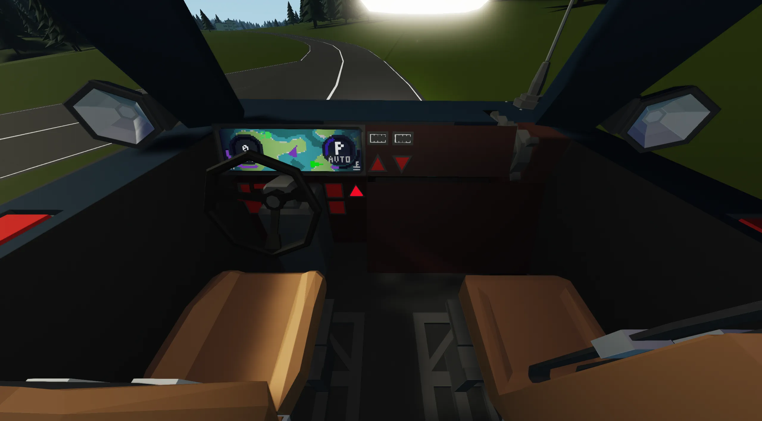Peregrine's interior, with SenCar 5 Lite