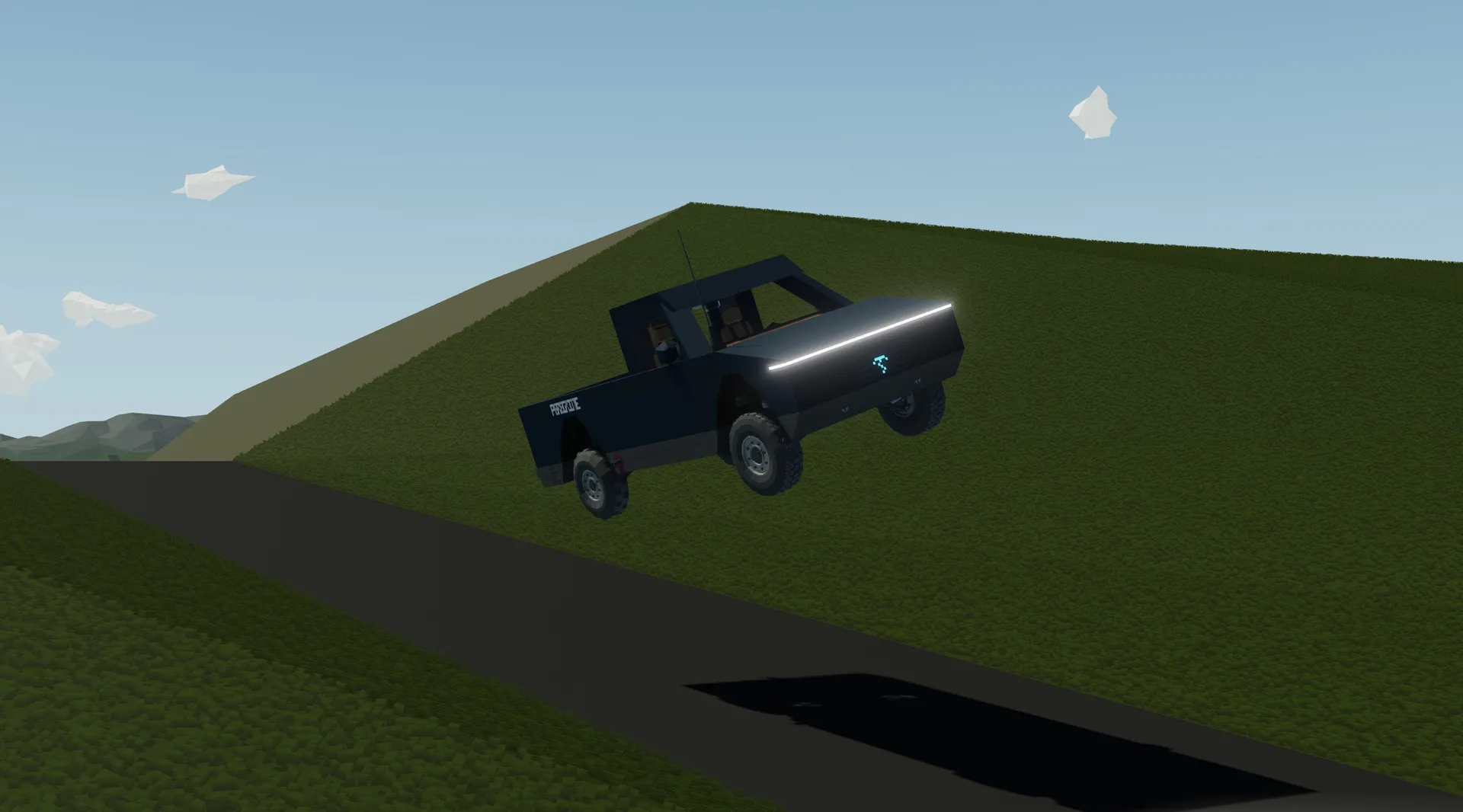 Peregrine, the ideal compact and capable truck, with a sleek and minimalist design