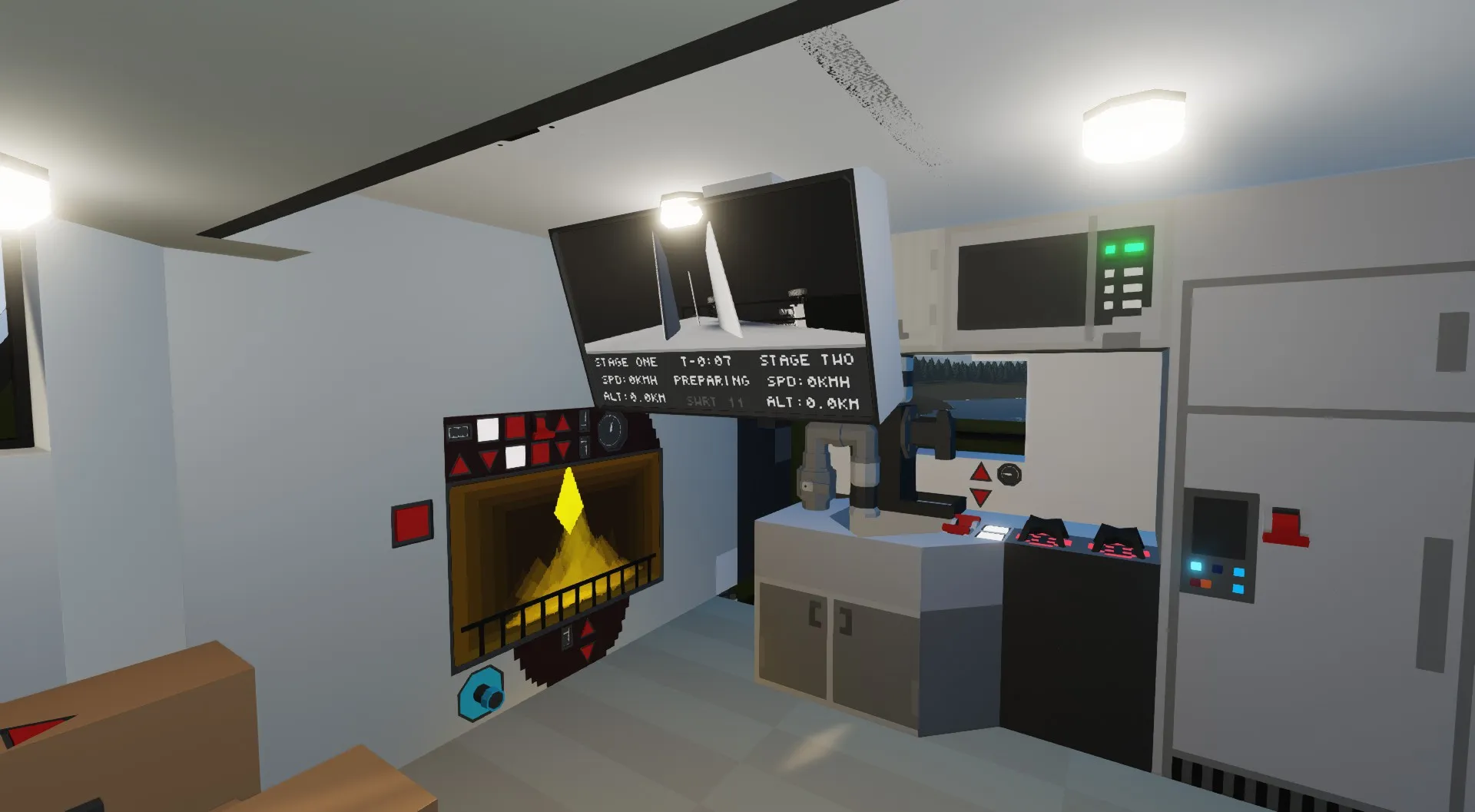 The living area of the Horizon 80, showing the seating and entertainment options