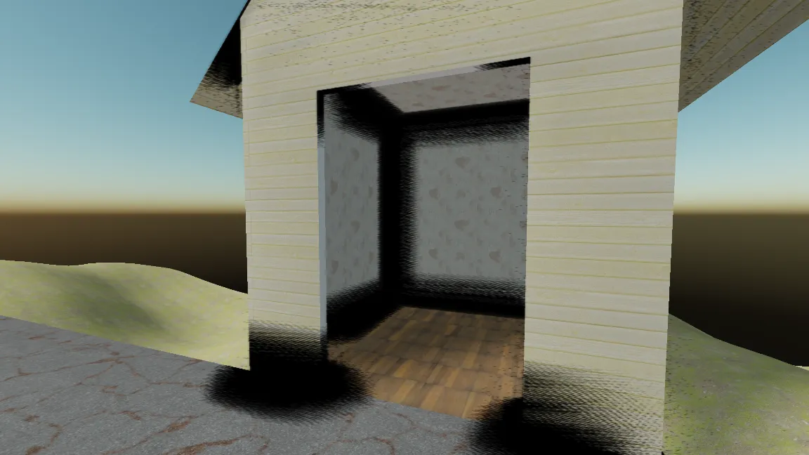 When experimenting with SSAO, I made a "moldy" effect where corners of geometry had black mold coming out of it
