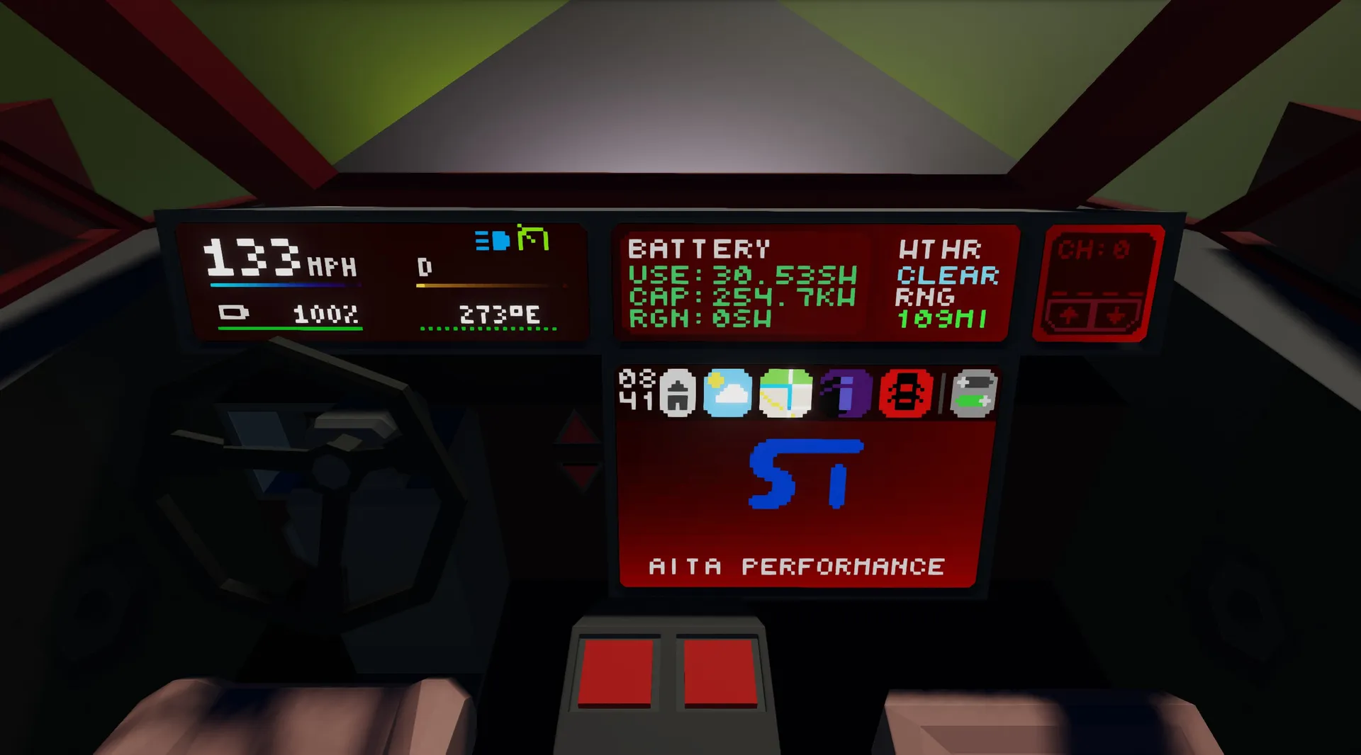 Aita Performance's interior with SenCar 6