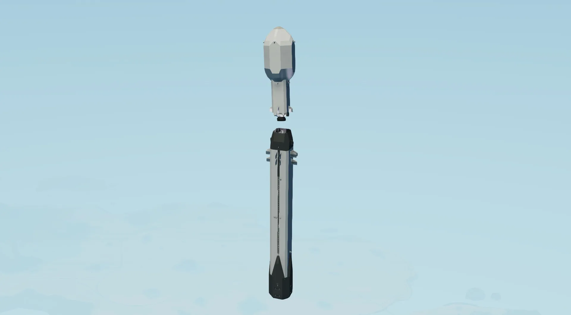 SWRT 11's second stage immediately following stage separation.